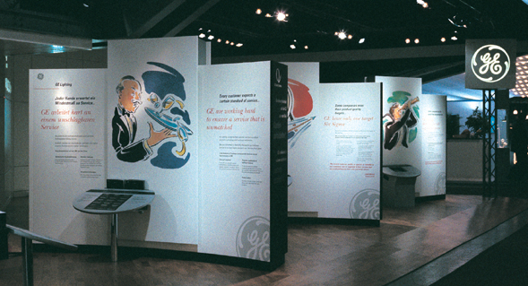 GE exhibition stand Hannover